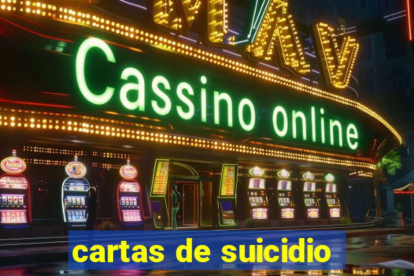 cartas de suicidio